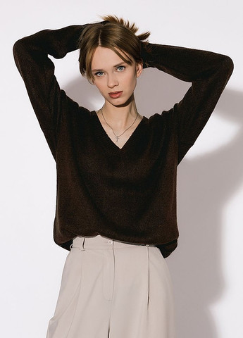 Женский пуловер цвет коричневый ЦБ-00224589 Yuki (267721630)