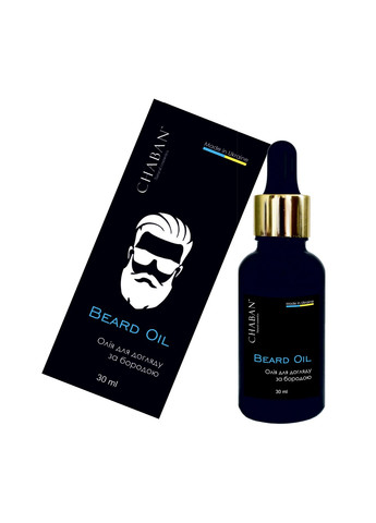 Олія для догляду за бородою Chaban 30 мл Chaban Natural Cosmetics (259366862)