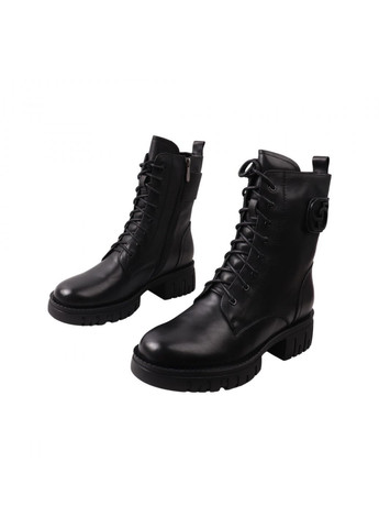 Черевики жіночі чорні натуральна шкіра Molka 182-22ZHC (257439413)