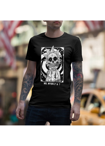 Чорна футболка з принтом - рік і морті dead edition No Brand