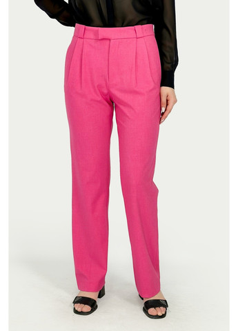Розовые кэжуал летние прямые брюки Zara