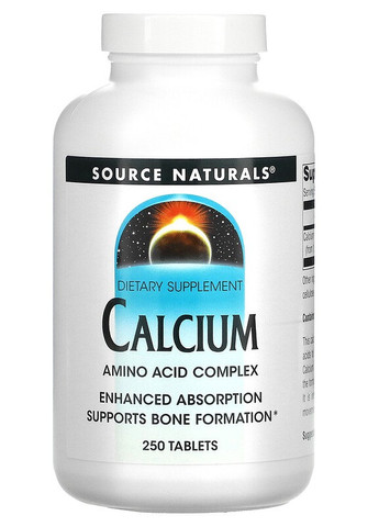 Calcium 250 Tabs Source Naturals (258499214)