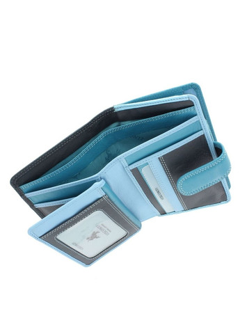Жіночий шкіряний гаманець Fiji rb51 blue m Visconti (261851496)