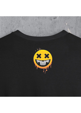 Чорна футболка з принтом no risk no fun No Brand