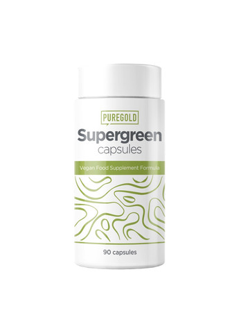 Комплекс Природных Добавок для Общего Здоровья Supergreen – 60 капсул Pure Gold Protein (269462250)