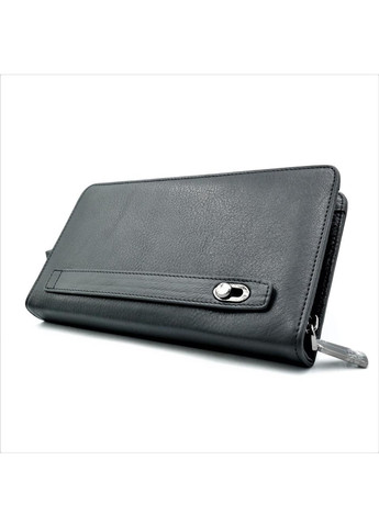 Чоловічий шкіряний клатч-гаманець 22,5 х 12,5 х 3 см Чорний wtro-212 Weatro (272950012)