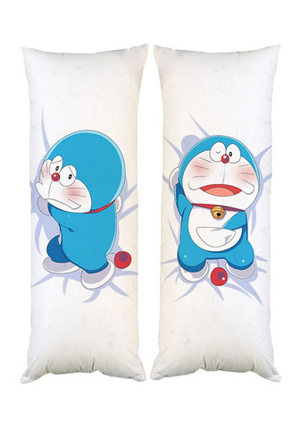 Подушка дакимакура кот Дораэмон Doraemon декоративная ростовая подушка для обнимания 30*60 No Brand (258992293)