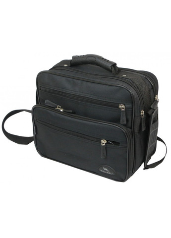 Сумка мужская тканевая 2411 чёрный Wallaby (266142800)