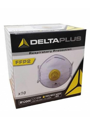Респиратор с клапаном выдоха Delta Plus M1200VW FFP2 Let's Shop (266902176)