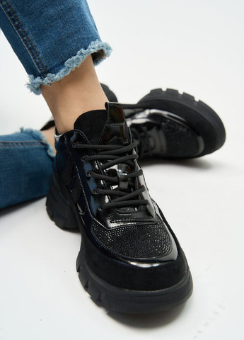 Черные демисезонные кроссовки 174522 Lonza