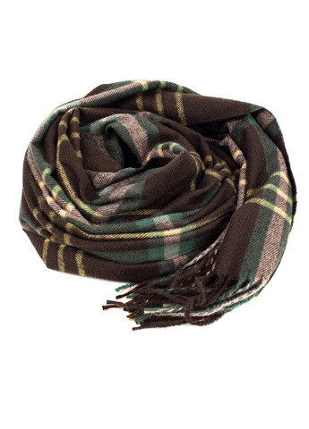 Женский шарф с бахрамой, коричневый Corze j10br (269449235)
