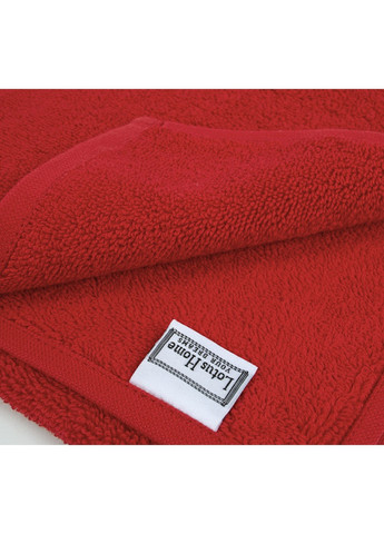 Lotus полотенце отель - красный 70*140 (20/2) 500 г/м² однотонный красный производство - Турция