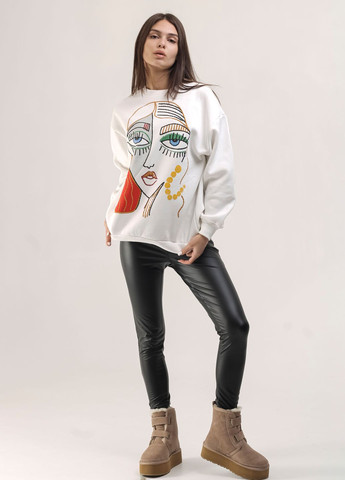 Білий світшот жіночий білий MZR (271518739)