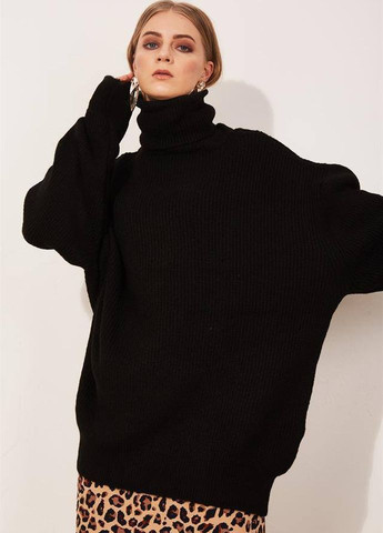 Чорний жіночий светр вовна No Brand