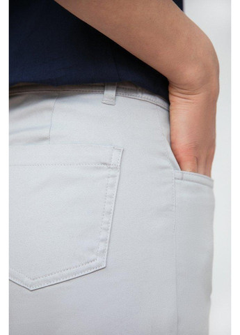Светло-серые кэжуал летние зауженные брюки Finn Flare