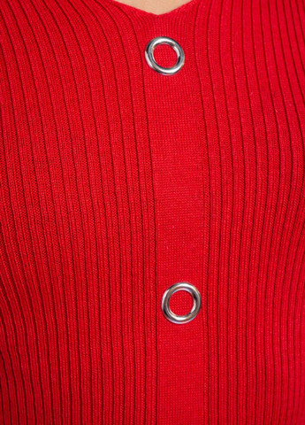 Червоний зимовий джемпер приталеного крою (червоний) Time of Style