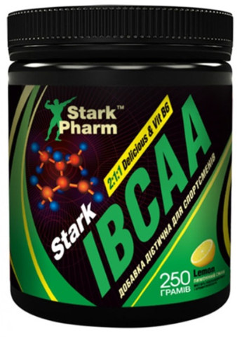 Stark IBCAA 2:1:1 Delicious & B6 Powder 250 g /40 servings/ Лимон Stark Pharm (256721129)
