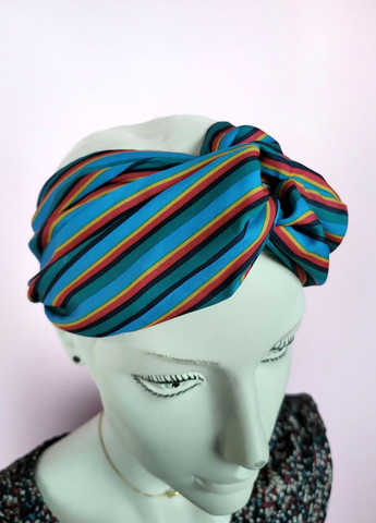 Пов'язка на голову жіноча в смужки No Brand (276004382)