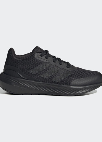 Чорні всесезонні бігові кросівки runfalcon 3 lace adidas