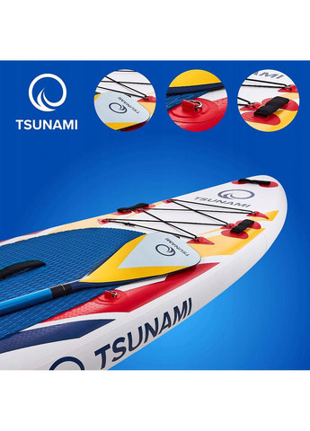 Надувная SUP доска TSUNAMI 320 см с веслом Bolt T06 No Brand (261241679)