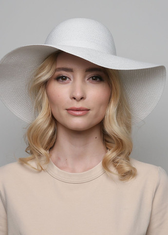 Шляпа со средними полями женская белая SAMANTA LuckyLOOK 060-655 (265224788)