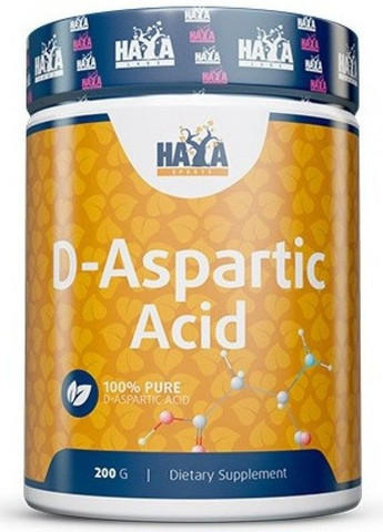 D-аспарагінова кислота Sports D-Aspartic Acid 200g Haya Labs (260062092)
