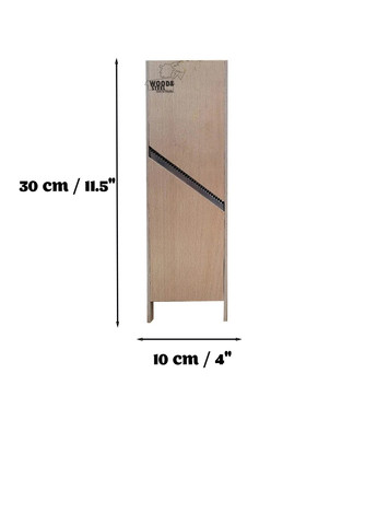 Тертка широка універсальна дерев'яна для овочів по-корейськи (30*10 см) Wood&Steel (259109577)