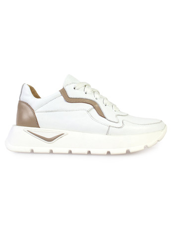 Білі осінні кросівки жіночі бренду 8200308_(1) ModaMilano