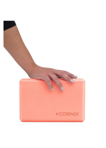 Блок для йоги Cornix EVA 22.8 x 15.2 x 7.6 см XR-0104 Orange No Brand (260735625)