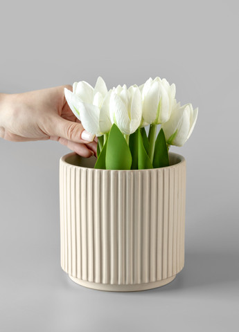 Горшок (ваза-кашпо) для цветов, 135х135х13 см MVM (258616537)