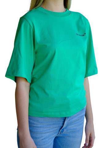 Зелена літня футболка жіноча off-white Off White