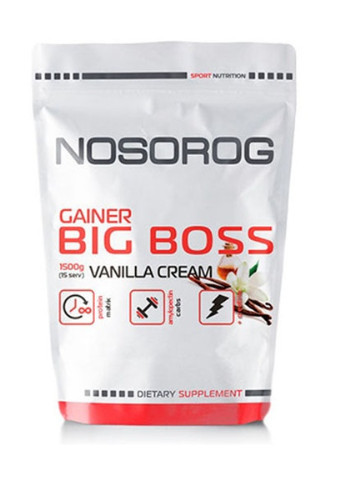 Big Boss 1500 g /15 servings/ Vanilla Cream Nosorog Nutrition (256777499)
