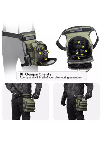 Сумка на ногу Tactical Bag MT102 grey Rhinowalk (256789710)
