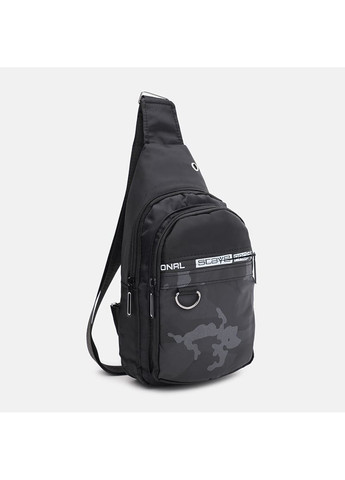 Мужской рюкзак через плечо C17038bl-black Monsen (274535832)