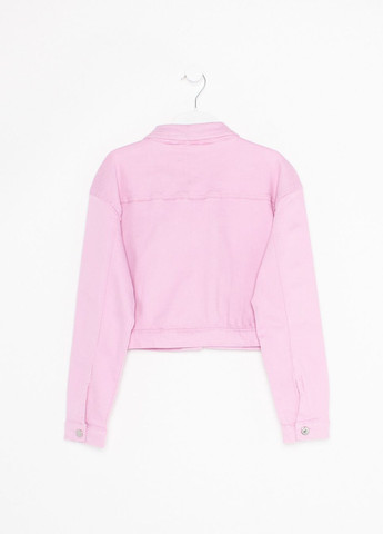 Світло-рожева джинсова куртка,світло-рожевий, Parisian