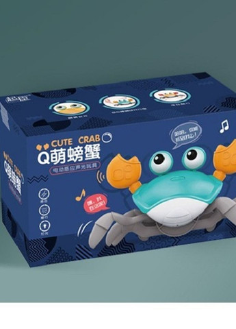 Детская интерактивная игрушка Краб с функцией распознавания помех и музыкой No Brand (275334748)