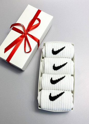 Набір високих шкарпеток на 4 пари у подарунковій коробці із стрічкою Vakko (275332333)