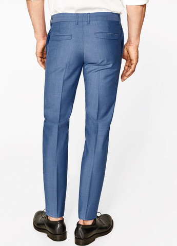 Темно-голубые брюки Zara