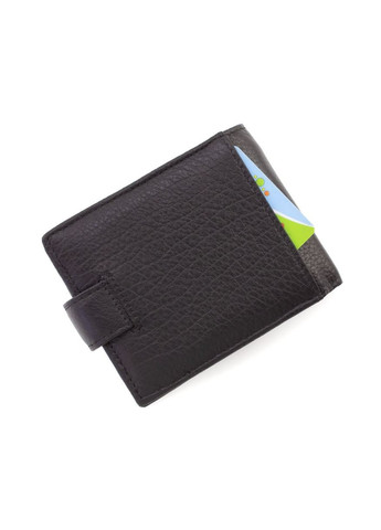Шкіряний гаманець для чоловіків з відділом для документів 10,5х8,5 M14 (21590) чорний Marco Coverna (259736978)