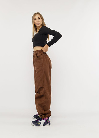 Джогери джинсові жіночі колір коричневий ЦБ-00229365 FREE BLUE - (260816610)