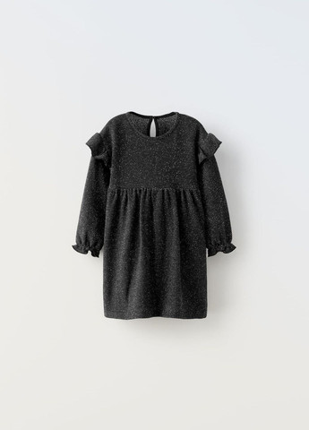 Чорна дитяча сукня трикотажна 0485/601 чорний Zara (277923090)