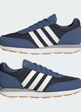 Синие всесезонные кроссовки run 60s 3.0 adidas
