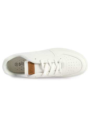 Белые демисезонные кроссовки мужские бренда 9200213_(2) Stilli