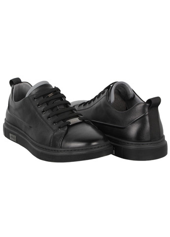 Черные демисезонные мужские кроссовки 198142 Fabio Moretti