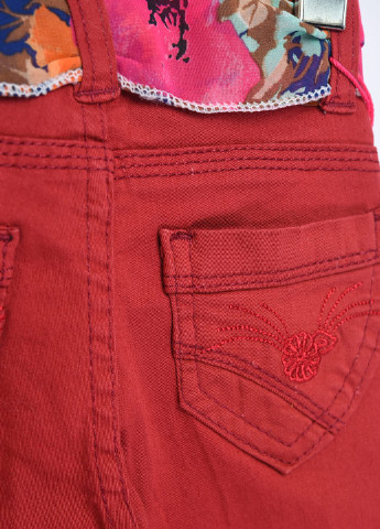 Штани дитячі дівчинка червоного кольору котонові Let's Shop (256915257)