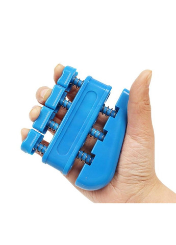 Набір комплект еспандерів кистьових тренажерів для реабілітації вправ 5 штук в наборі з мішечком (474460-Prob) Блакитний Unbranded (258512644)