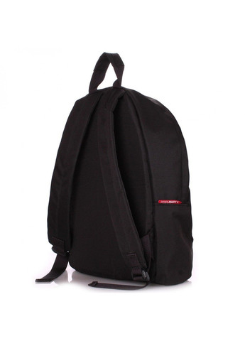 Молодіжний рюкзак з тканини eco-backpack-black PoolParty (262892093)