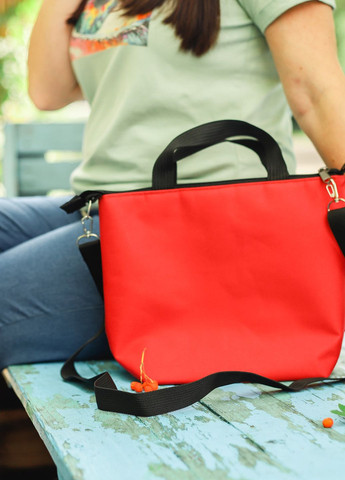 Термосумка Зіпер червоного кольору VS Thermal Eco Bag (260357477)