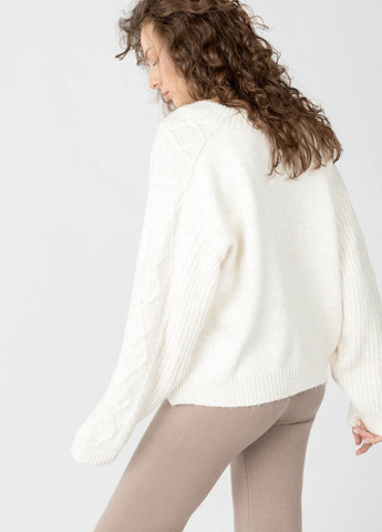 Женский пуловер цвет молочный ЦБ-00237054 Karon (277605524)