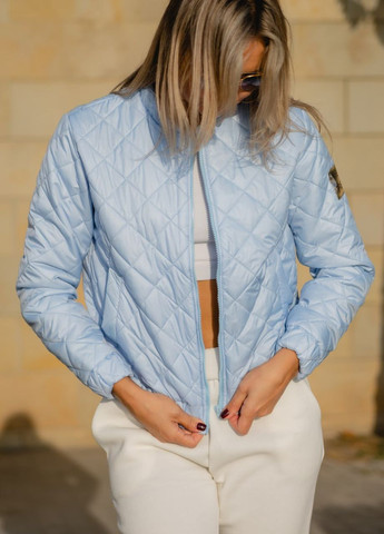 Блакитна жіноча куртка колір блакитний р.42/44 444214 New Trend